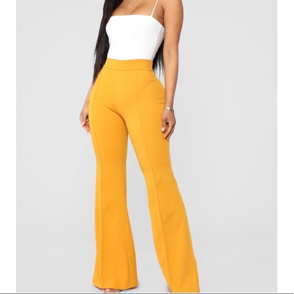 Pants - High Waisted Flare Pants